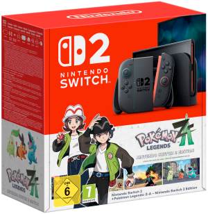 Nintendo Switch 2 Console Black + Leggende Pokemon Z-A